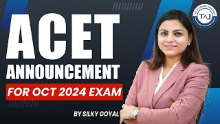 ACET October 2024 Announcement  Exam Date amp Preparation Details  The Academic Junction [upl. by Mercer9]