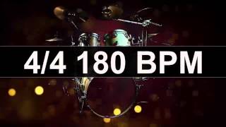 🔴 Drums Metronome 180 BPM [upl. by Tomchay815]