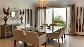 Dining Room Design Trends 2024  Beautiful Dining Table Designs [upl. by Ahsoik]