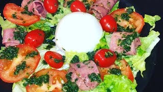 Salade burrata rapide healty [upl. by Elwina]