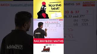 HCF amp LCM RAILWAY YCT MATHS shorts trending shortstamil BOOPATHISIR [upl. by Dira750]