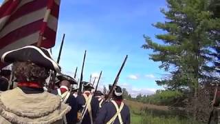 War POV Saratoga Battle Reenactment [upl. by Aneloc]