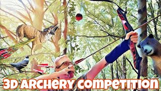 3D ARCHERY COMPETITION  Mjölby amp Huskvarna SWEDEN [upl. by Zolly133]