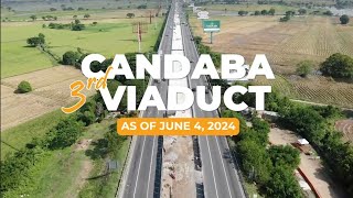 NLEX Candaba 3rd Viaduct Update as of June 4 2024 [upl. by Fairman]