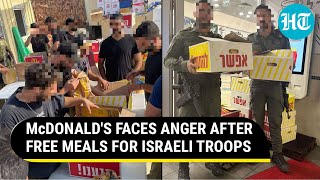 BoycottMcDonalds Trends As Protest Erupts Over Free Meals For Israeli Troops While Gazans Starve [upl. by Savdeep]