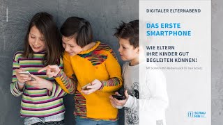 Digitaler Elternabend Das erste Smartphone [upl. by Altheta]