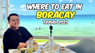 WHERE TO EAT IN BORACAY 2023 🇵🇭  Jm Banquicio [upl. by Annadiane]