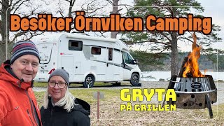 ETT ENSAMT HUSBILSÄVENTYR PÅ ÖRNVIKENS CAMPING DET BLIR MUSTIG GRYTA PÅ GRILLEN OCH DRÖNARFILM [upl. by Oletta999]