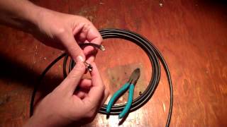 How to Install a Coax Cable Connector [upl. by Nowyt]