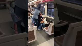 A YouTuber took this prank too far dumping buckets of dog feces onto HORRIFIED metro passengers 🤮 [upl. by Imerej]