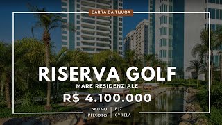 RISERVA GOLF  VISTA MARE RESIDENZIALE  BARRA DA TIJUCARJ [upl. by Esorylime]