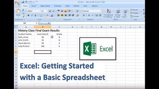 Excel HowTo Starting a Basic Spreadsheet [upl. by Lesko14]