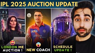 IPL 2025 BREAKING Mega Auction in LONDON 😲 Schedule Update  RETAINED Players List in November [upl. by Gabor639]