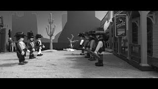 PLAYMOBIL WESTERN  RÍO JÚCAR stop motion [upl. by Abelard]