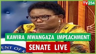 LIVE  Senate Impeachment Hearing of Governor Kawira Mwangaza of Meru [upl. by Waller]