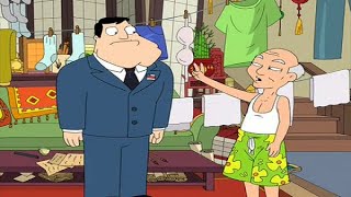 American Dad S04E04  Francines Asian Parents Scene americandad [upl. by Anniram]