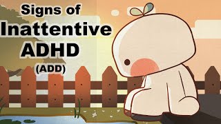 5 Signs of Inattentive ADHD ADD [upl. by Rauscher618]