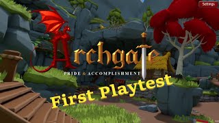 Archgates first Playtest a VR Action MMORPG [upl. by Assiluy759]