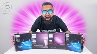 Philips Hue Smart Lighting Kit Unboxing amp Overview AD [upl. by Hurlow]