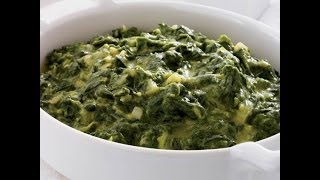 Creamed Spinach Recipe for Creamed Spinach How to Make Creamed Spinach [upl. by Htebizile]