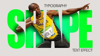 Typography text effect in Photoshop [upl. by Arlo]