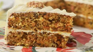 Carrot Cake Recipe Demonstration  Joyofbakingcom [upl. by Amaty]