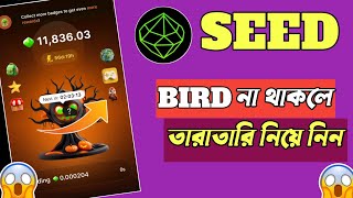 SEED A Birds kivabe Nibo  How to make bird seed  seed a pakhi kivabe pabo [upl. by Amati]