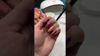 How to Create A Bronze Glitter Fade Nail Art Designs Tutorial [upl. by Ajile]