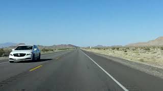 US 95  Nevada North Las Vegas to Amargosa Valley northbound Part 45 [upl. by Maharba]