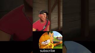 Scouts home leaked garfield meme teamfortressmeme teamfortress2 teamfortressmeme shorts funny [upl. by Jammin]