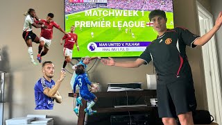 Weekend with American watching Premier League Matchweek 1 [upl. by Klemperer]