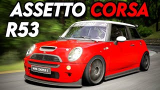 Mini Cooper S R53 2005 TRACK in Assetto Corsa [upl. by Illak]