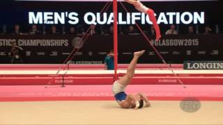 PETROUNIAS Eleftherios GRE  2015 Artistic Worlds  Qualifications Floor Exercise [upl. by Hermosa]