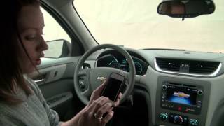 Pairing a Bluetooth Phone To Your Car  Chevy Traverse Walk Through [upl. by Dlorad]