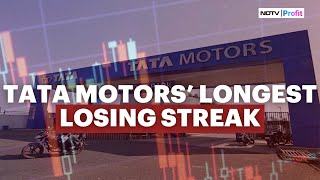 Tata Motors Share Price Declines Bajaj Auto Stock Gains [upl. by Eirena]