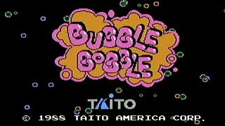 Bubble Bobble  NES Gameplay [upl. by Nedyarb]