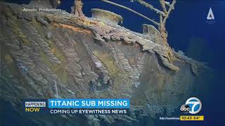 Search underway for missing submarine touring wreckage of Titanic [upl. by Mahan]