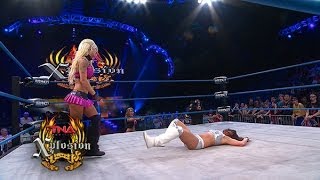 Xplosion Match Brittany vs Angelina Love for the Knockouts Title [upl. by Ocsic908]