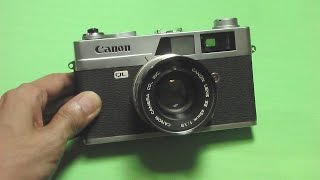 キャノン キャノネットQL19の使い方 CANON CANONET QL19 How to use 1960s Rangefinder camera [upl. by Ponton]