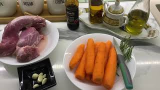 Si te gatuajm mishin ne tenxhere Delimano  Beef stew recipe in Delimano [upl. by Gitlow110]