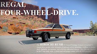 BeamNGdrive mod Freeroam Utah USA  1982 Hirochi RUSH GS Travel Package Extra [upl. by Nitsua]