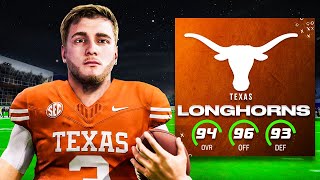 THE TEXAS LONGHORNS College Football 25 Online Dynasty Season 1 [upl. by Mureil]