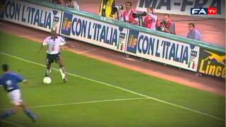 Italy 00 England 1997  Gareth Southgate on a crunch qualifier [upl. by Ashia]