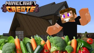 I made an ALMOST PERFECT PANTRY in Minecraft Create Mod [upl. by Bobby]