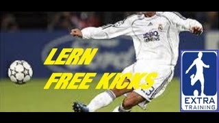 David Beckham free kick CURVE TUTORIAL  FREE KICK TUTORIAL [upl. by Nathalie]