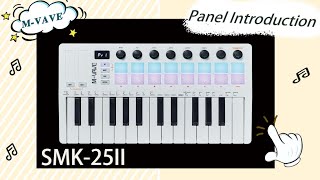 Panel Introduction  SMK25 II Midi Keyboard [upl. by Kerri]