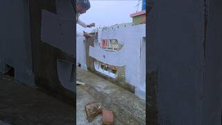 Wall apply damp proof base coat primer Before printing shorts painting colour workout [upl. by Nytsua546]