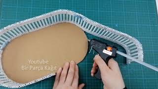 How to Make a Basket from Waste Paper  DIY Paper Basket [upl. by Yemac]