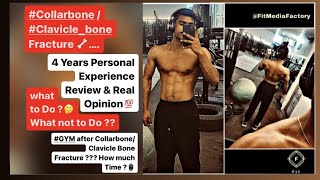 What To Do After CollarboneClavicle Bone Fracture  Can I Do GYM After Clavicle Bone Fracture [upl. by Josefa]