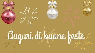 Auguri di buone feste [upl. by Eilhsa]